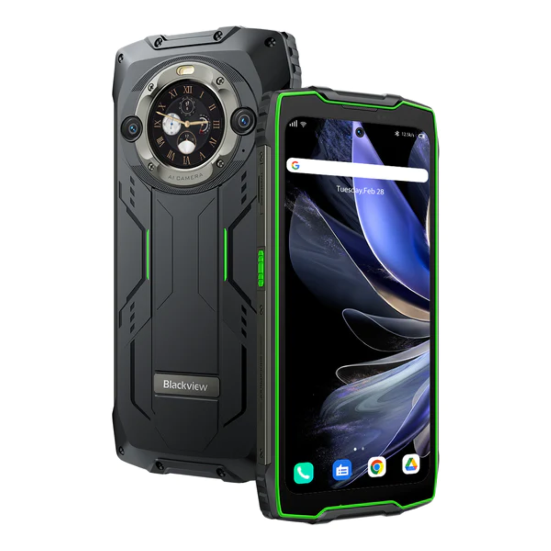 Mobitel BLACKVIEW robusni BV9300 Pro 12GB/256GB s ugrađenom svjetiljkom od 100 lm, zeleni-3