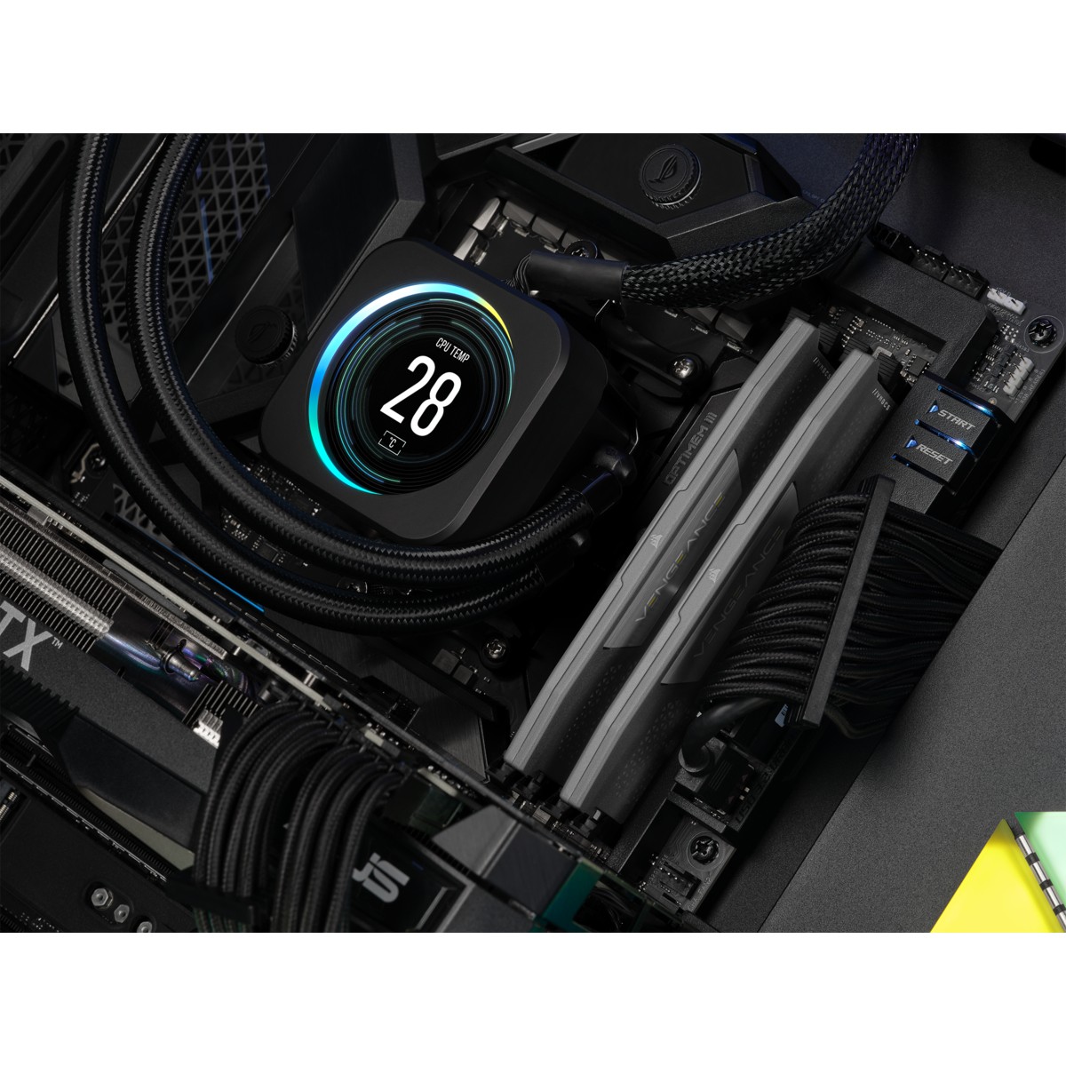 Corsair VENGEANCE 64GB (2x32GB) DDR5 5200MHz PC5-48000 CL40, 1.25V-7