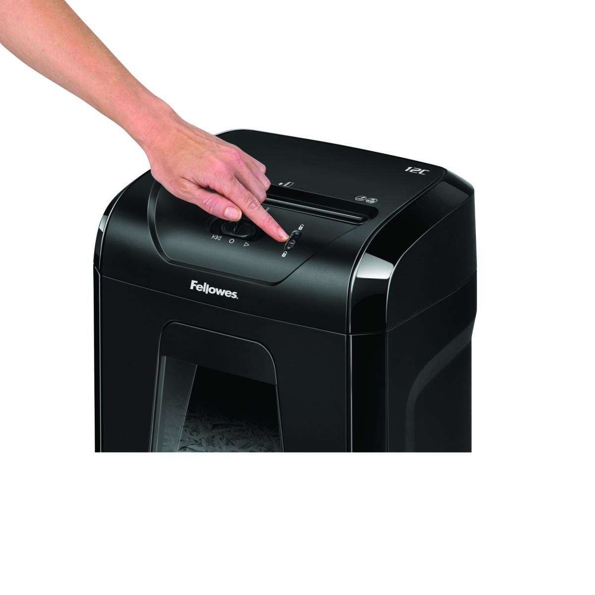 Fellowes Powershred 12C Cross-Cut Shredder-1