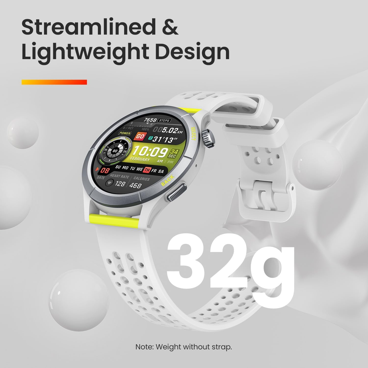 Pametni sat AMAZFIT Cheetah 46 mm GPS MaxTrack Round Grey-5