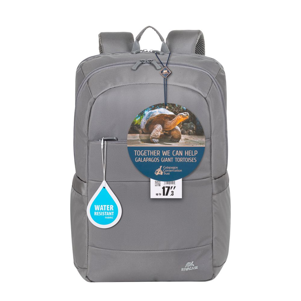 RivaCase backpack for 17" laptop 8267 gray-1