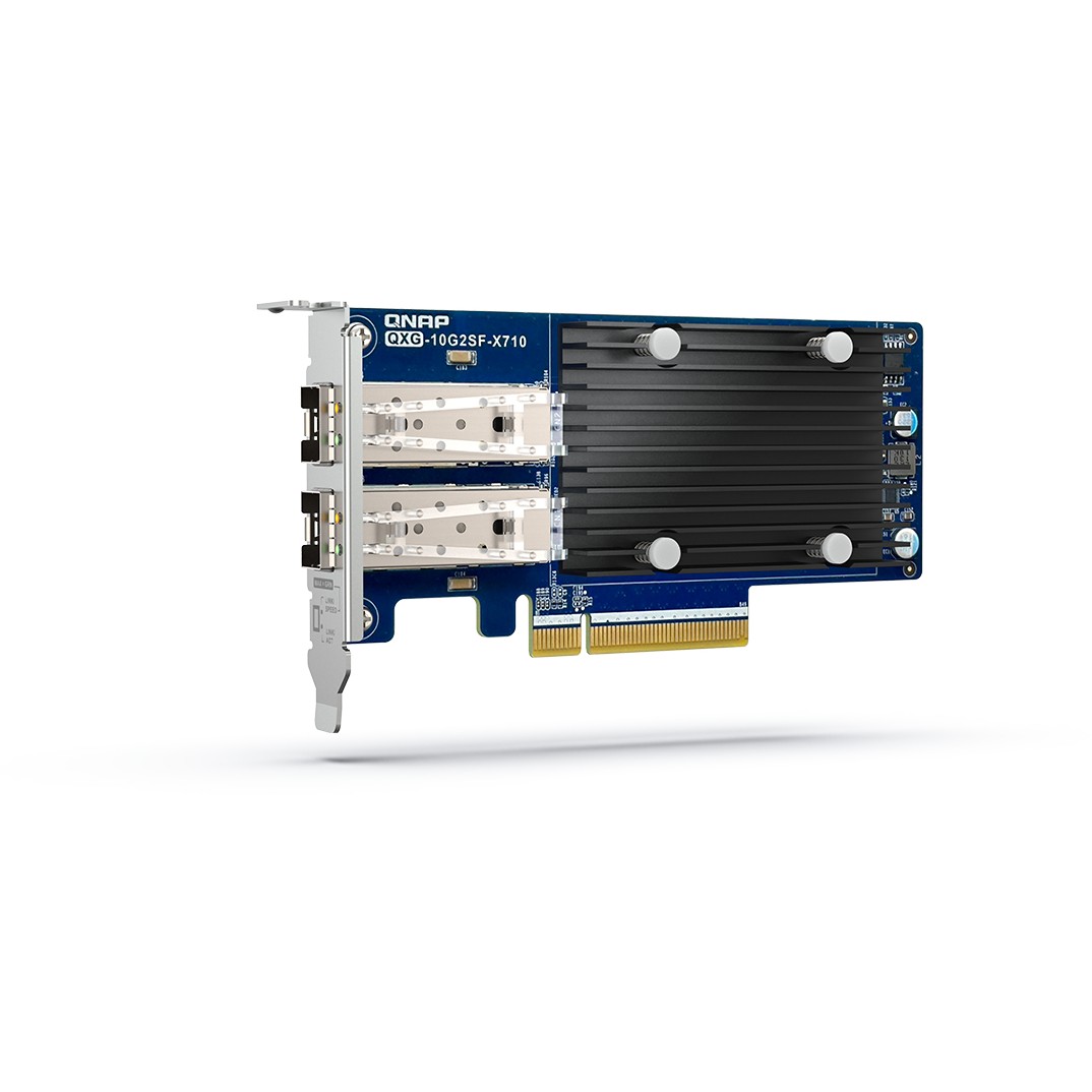 Mrežna kartica QNAP QXG-10G2SF-X710 (2x SFP+ portovi, 10Gb/1Gb, PCIe Gen3 x8, SR-IOV, bez ventilatora)-5