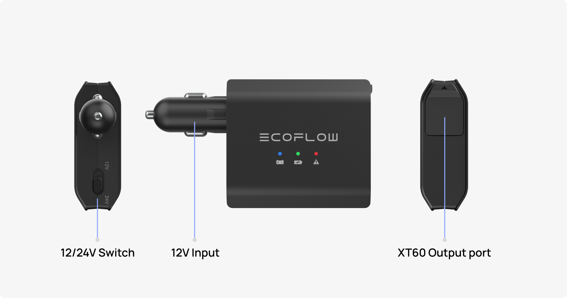 Punjač baterija → ECOFLOW → Smart Automatic Car Battery punjač 12/24V-9