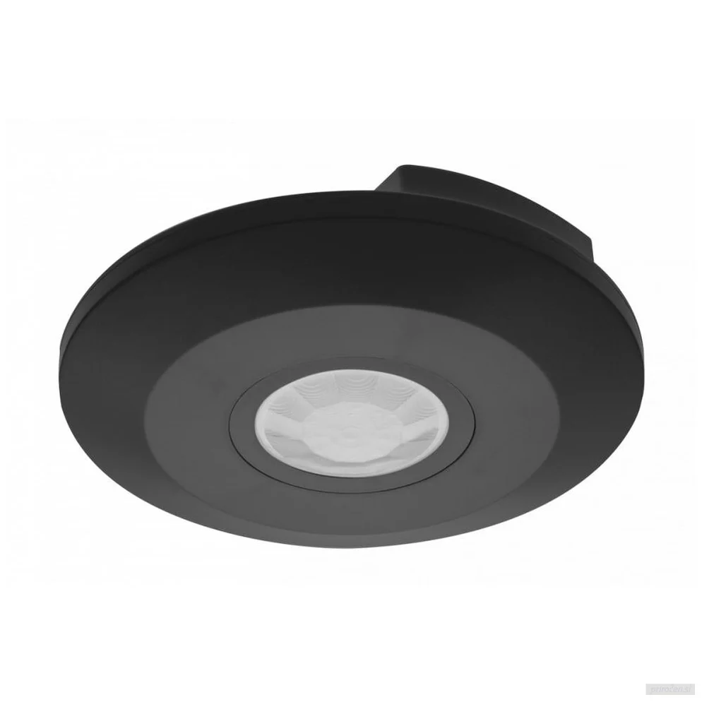 Senzor pokreta GTV, stropni 360°, crni (infracrveni, domet detekcije 6m, AC 220-240V, IP20)