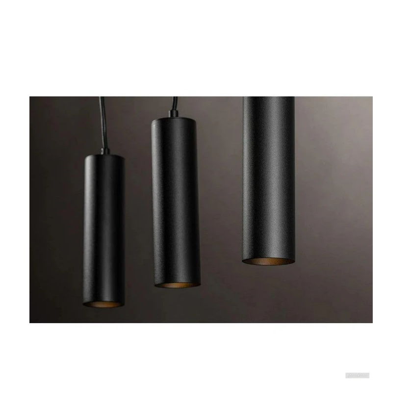 Lampa GTV TRESOS 3xGU10 220V, crna