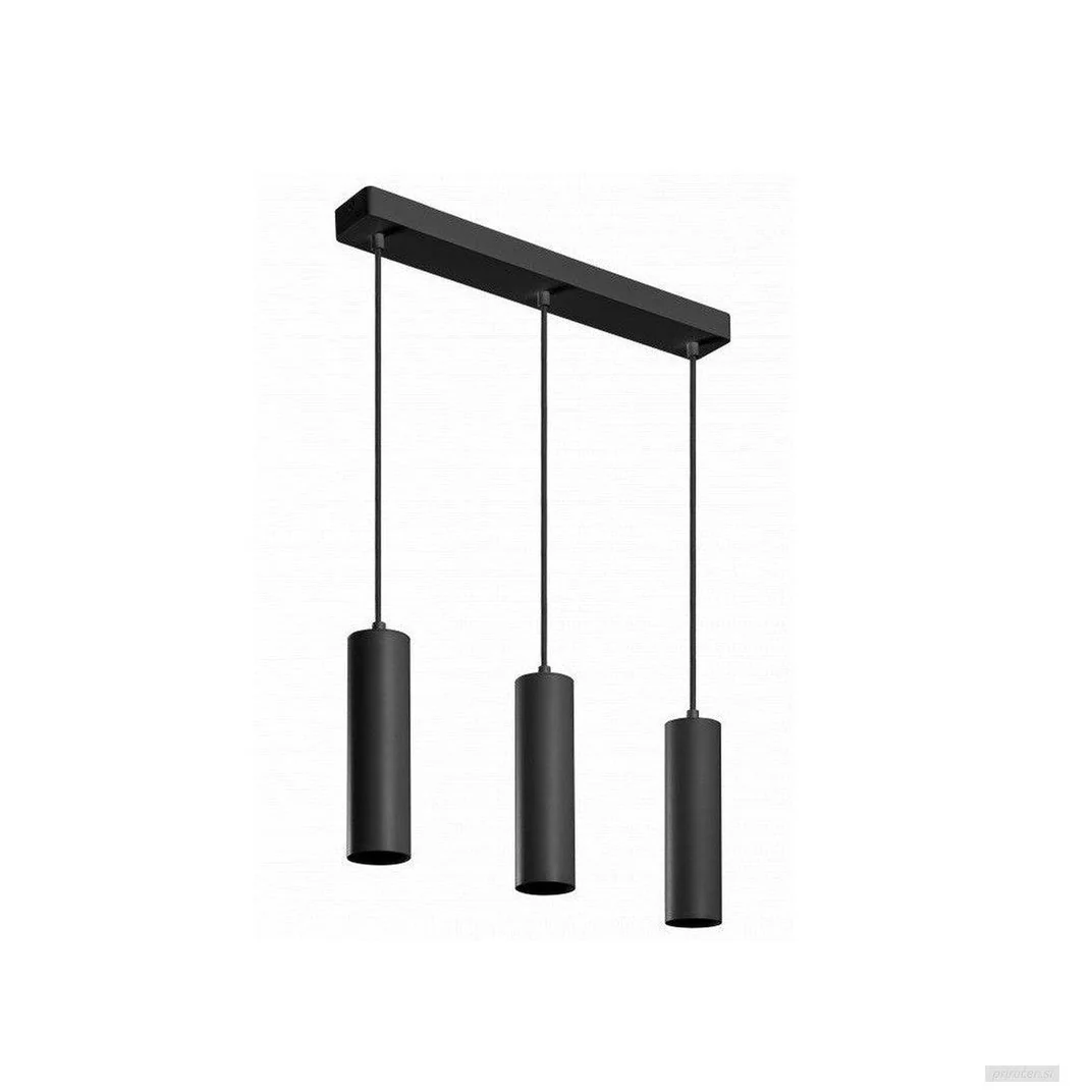 Lampa GTV TRESOS 3xGU10 220V, crna-1