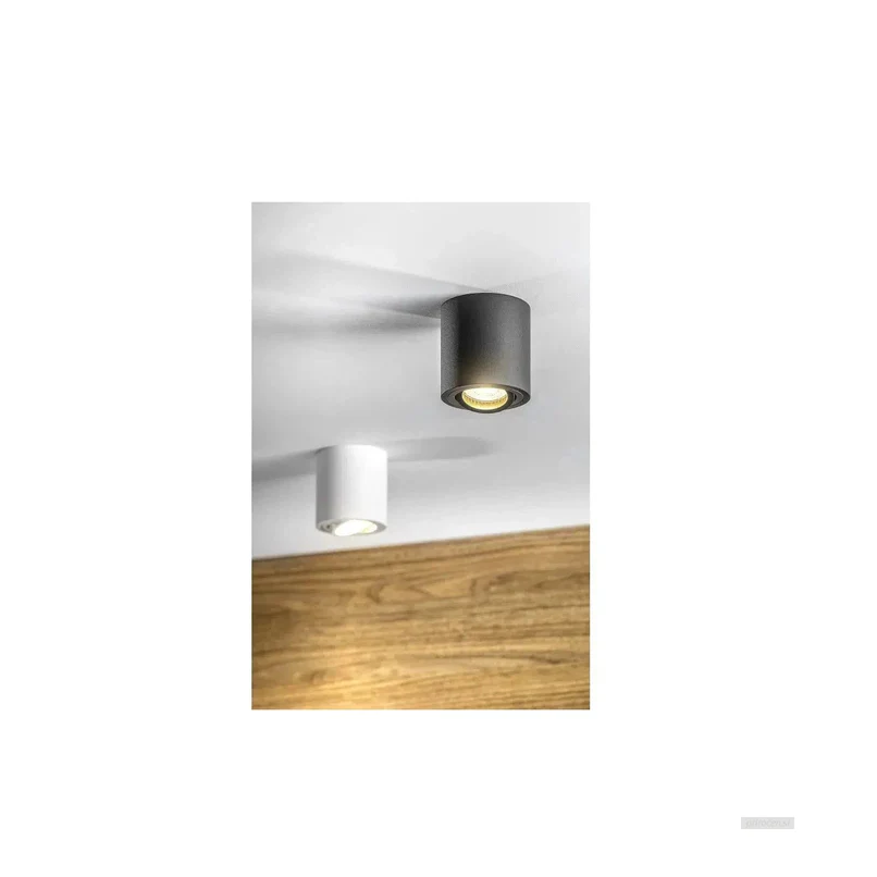 Stropna lampa GTV AVEIRO BIS (GU10, 230V, IP20, crna, aluminij/lijevano željezo)-2