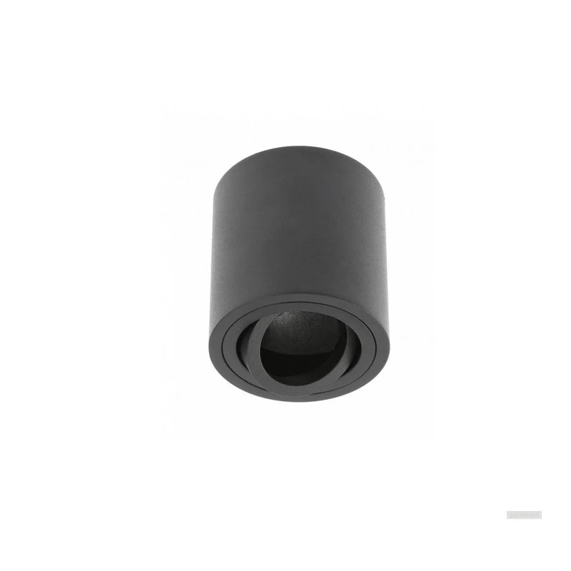 Stropna lampa GTV AVEIRO BIS (GU10, 230V, IP20, crna, aluminij/lijevano željezo)