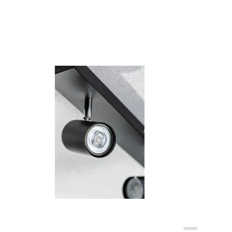 Stropna lampa GTV VENETO 3xGU10 230V IP20, crna (max. 3x20W, GU10, IP20, aluminij/lijevano željezo, 450 x 80 x 120mm)-3