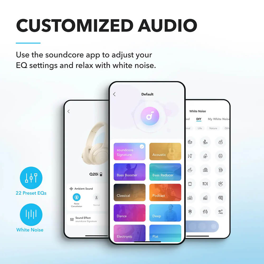 Slušalice ANKER Soundcore Q20i bijele-3