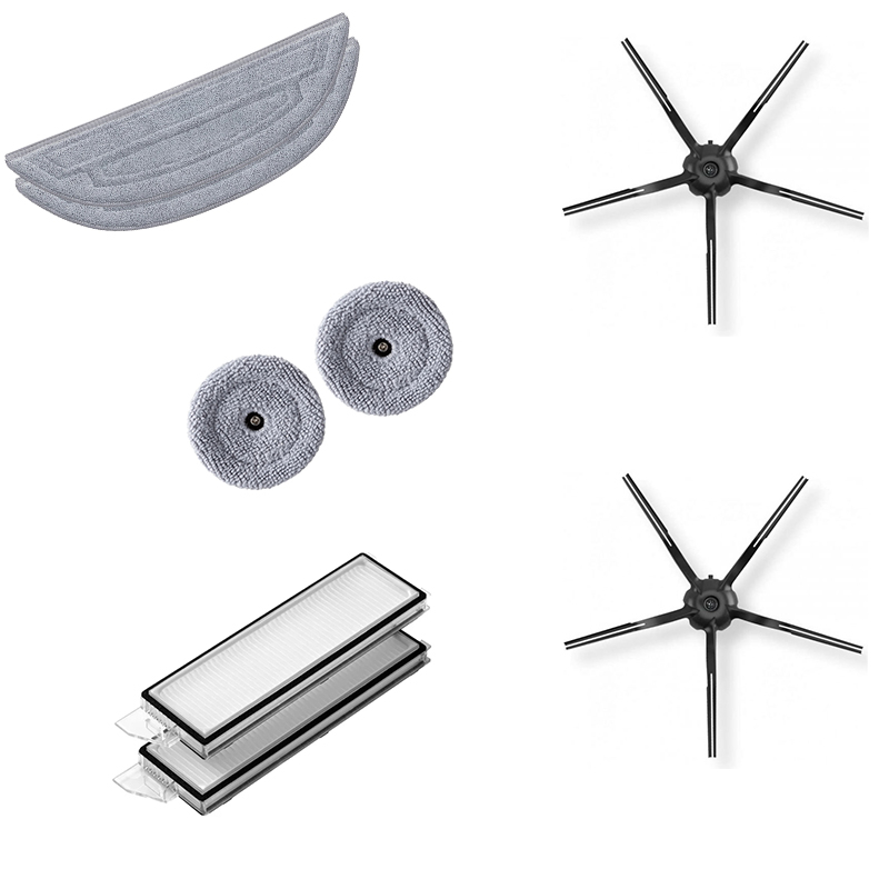Set rezervnih dijelova ROBOROCK S8 MaxV Ultra (2x bočna četka, 2x HEPA filter, 2x Vibrarise™ krpa, 2x Edgewise bočna krpa)-1