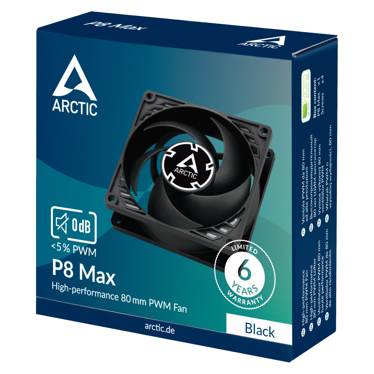 ARCTIC P8 MAX 80mm 4-pin PWM fan-2