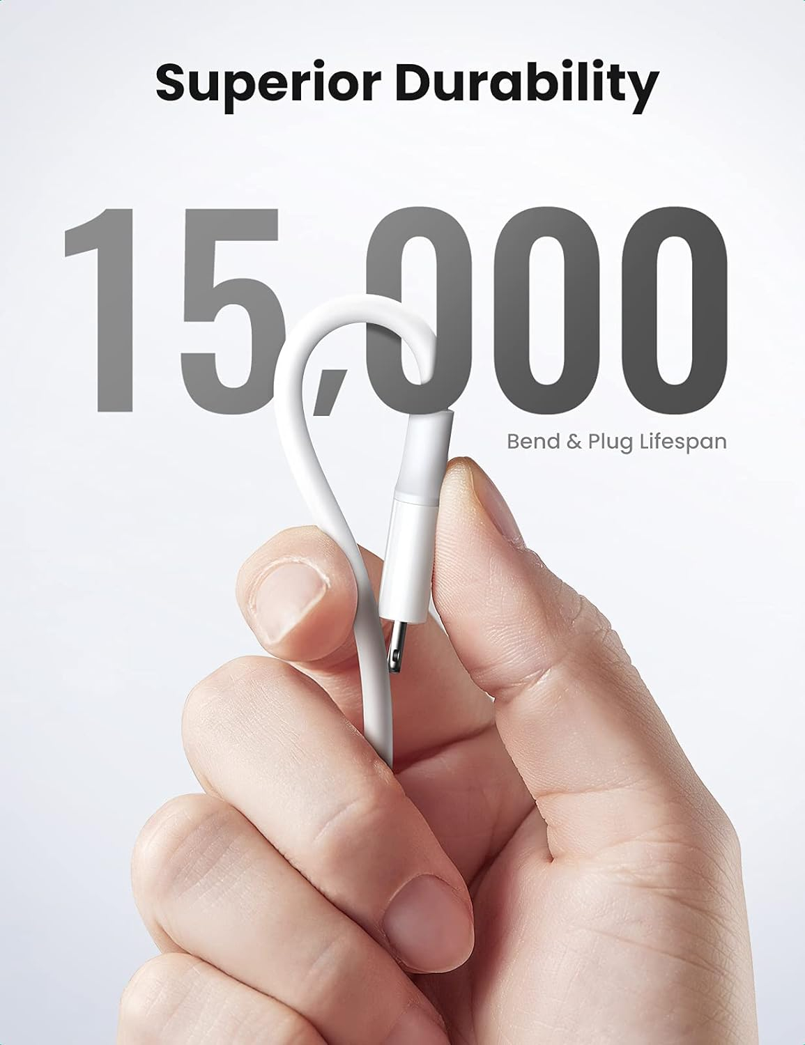 Kabel UGREEN USB-C to Lightning silver 2m-3