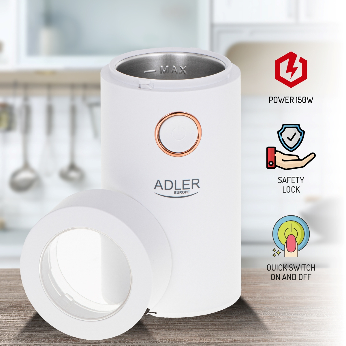 Mlinac za kavu ADLER AD 4446WG-1
