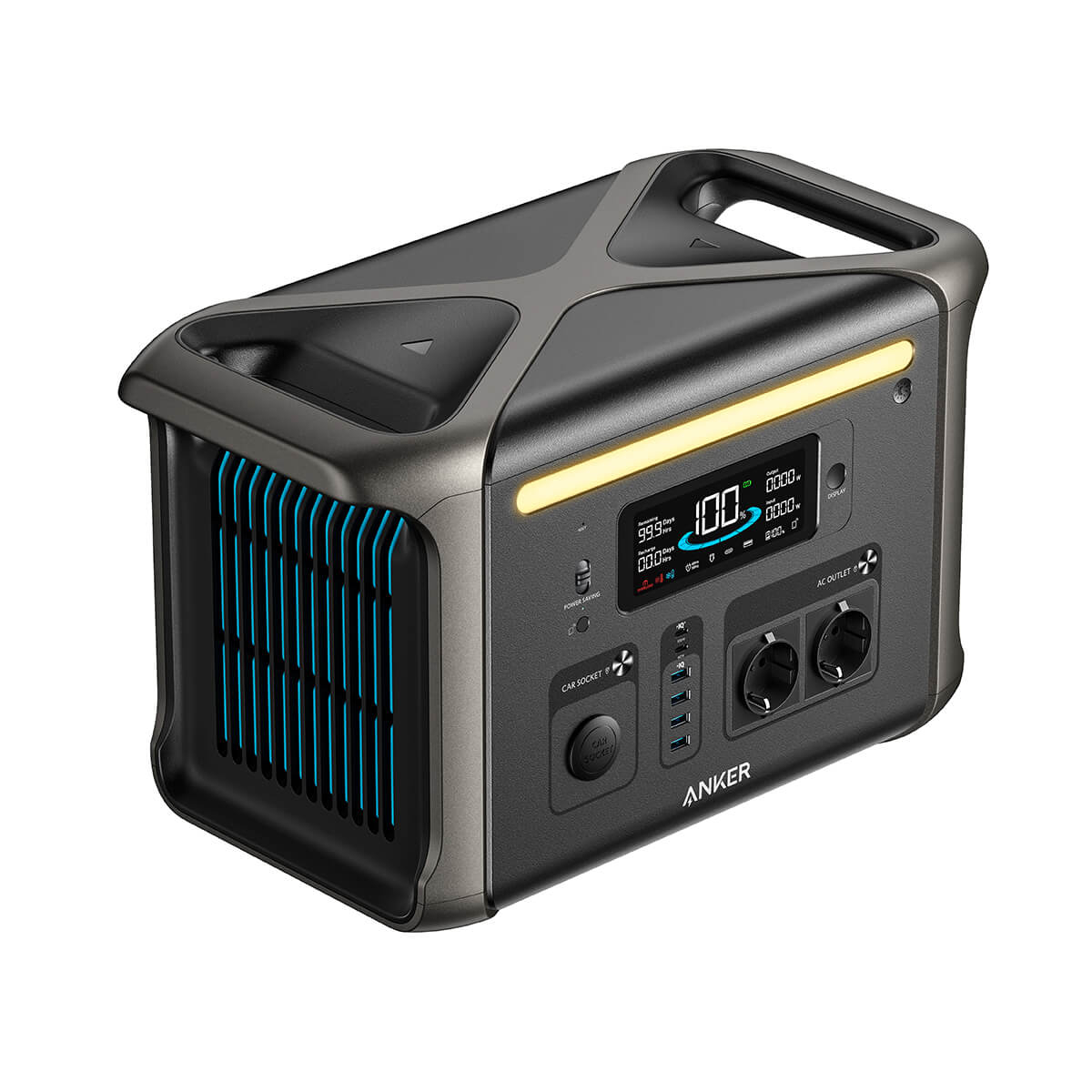 Prijenosna napajanja ANKER SOLIX F1500 (crna, kapacitet 1500mAh)-3
