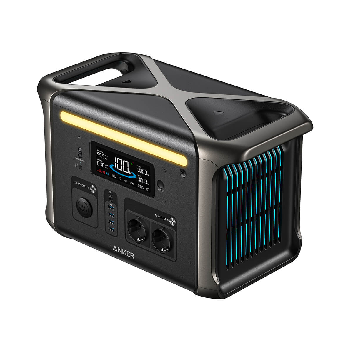 Prijenosna napajanja ANKER SOLIX F1500 (crna, kapacitet 1500mAh)-1