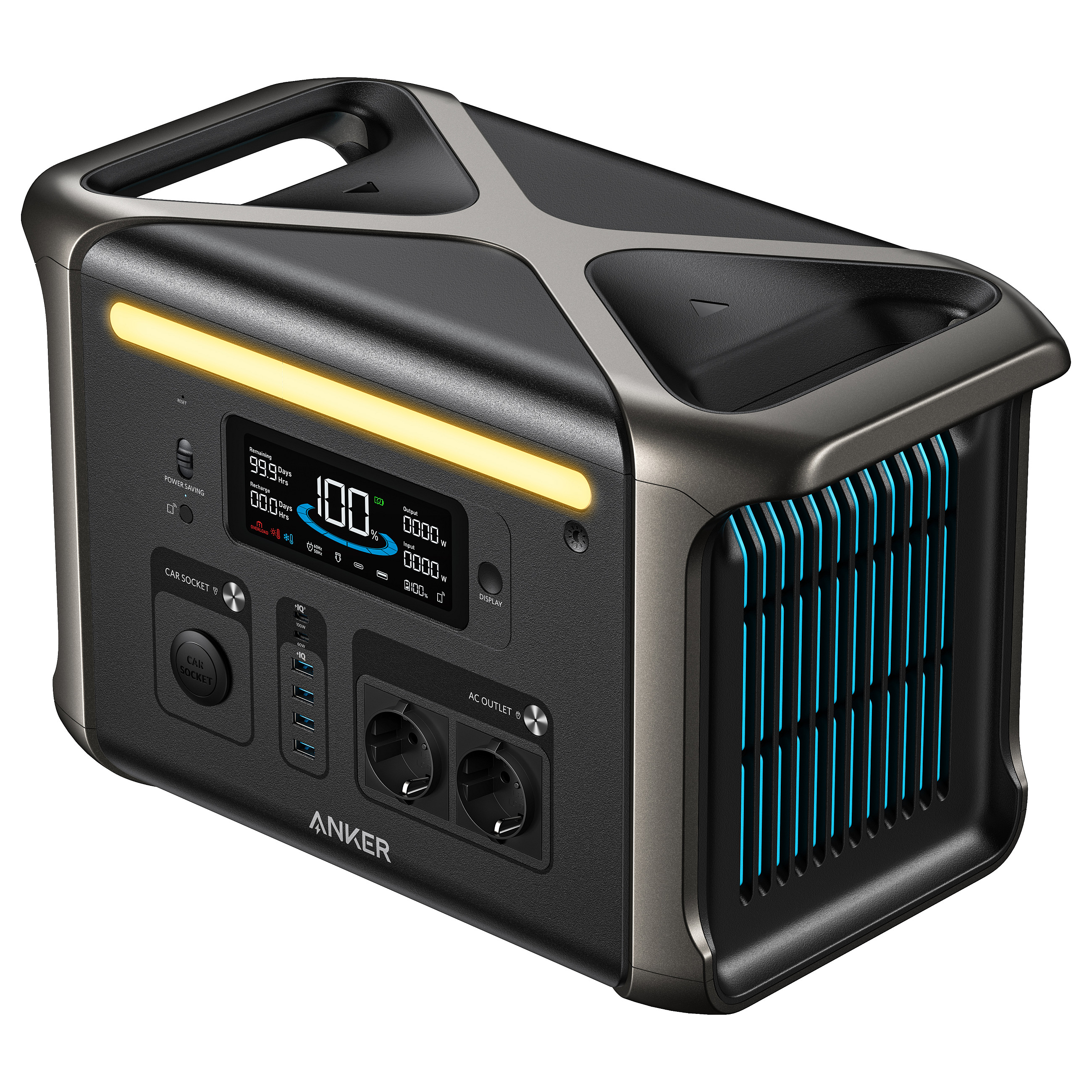 Prijenosna napajanja ANKER SOLIX F1500 (crna, kapacitet 1500mAh)-13
