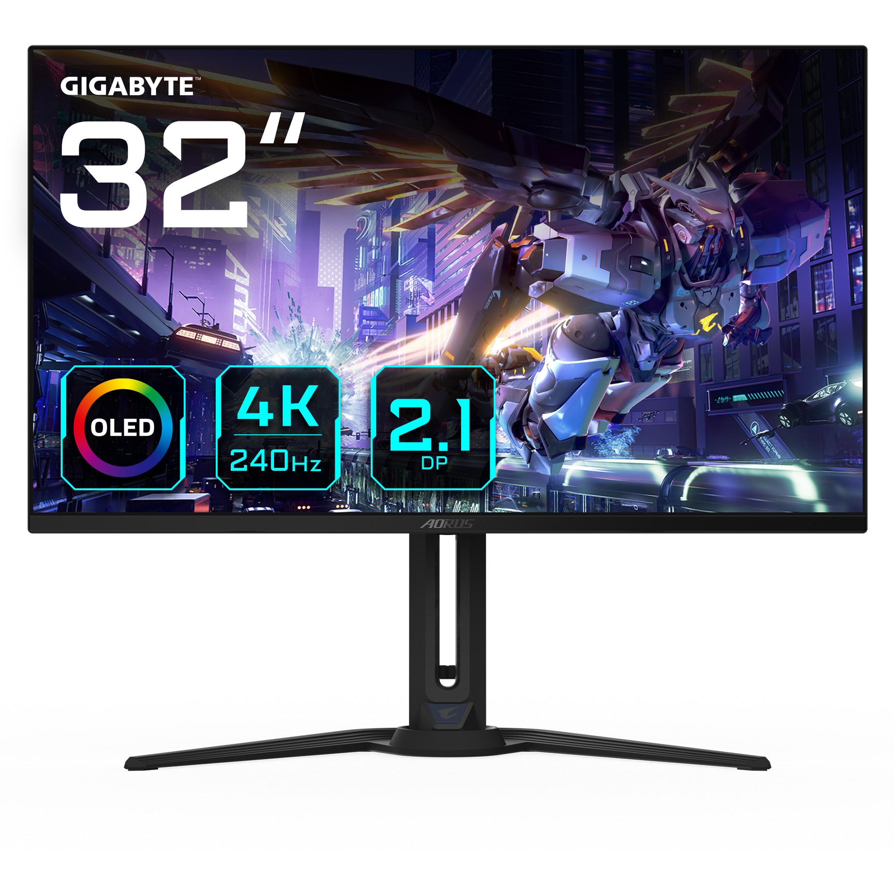 Monitor GIGABYTE AORUS FO32U2P (OLED UHD, 3840 x 2160, 0.03ms, 240Hz, ugrađeni zvučnici)-7