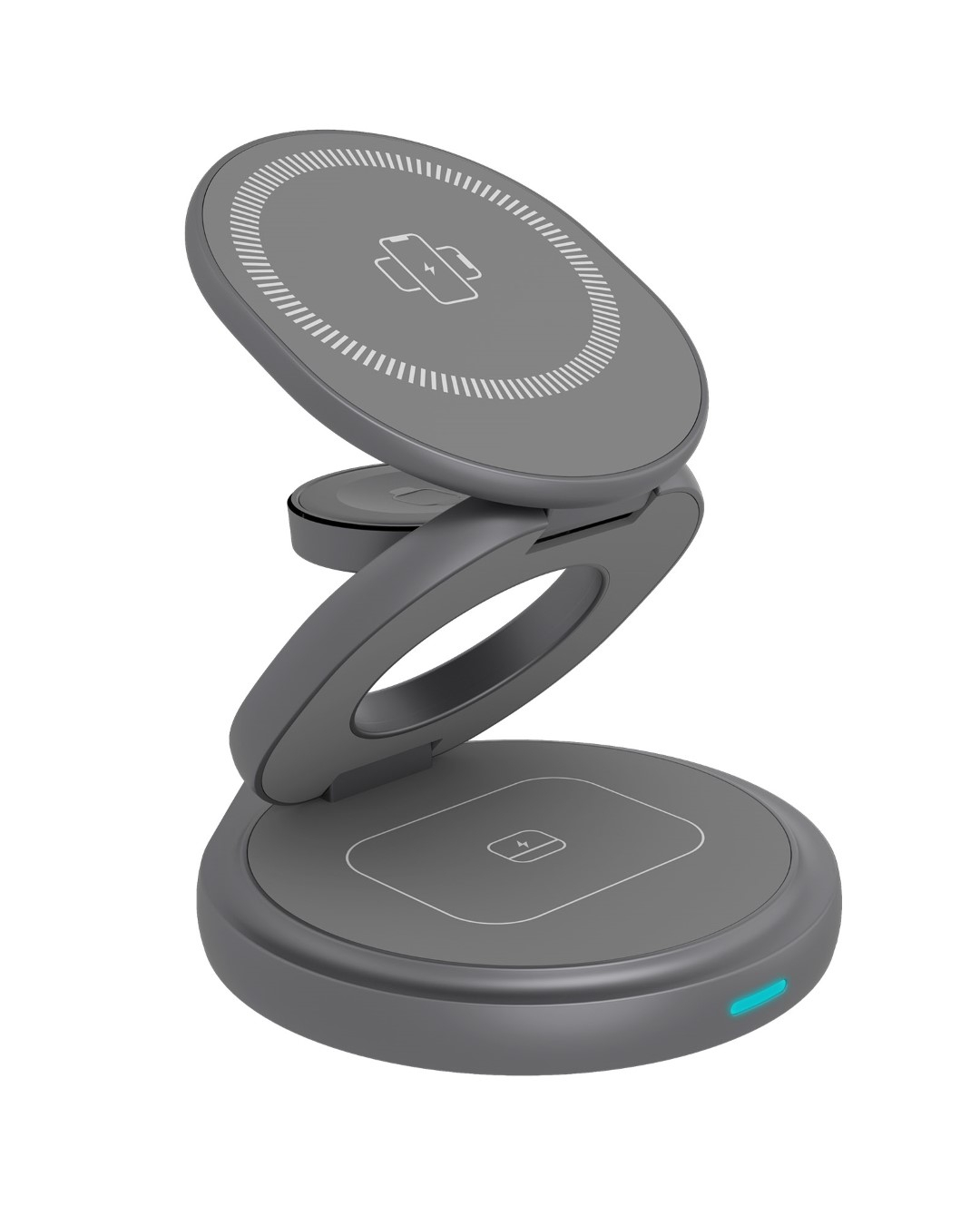 Icybox 3in1 wireless magnetic charger for phones and watches-2
