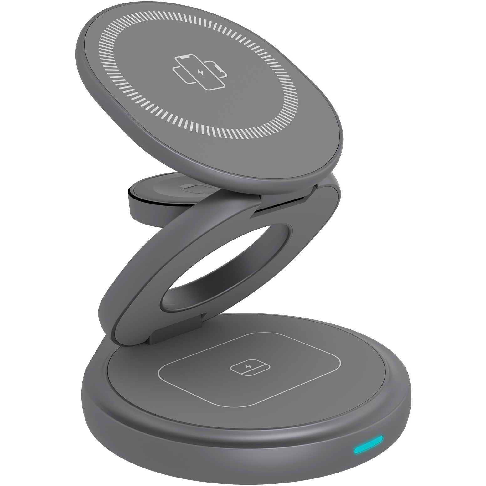 Icybox 3in1 wireless magnetic charger for phones and watches-7