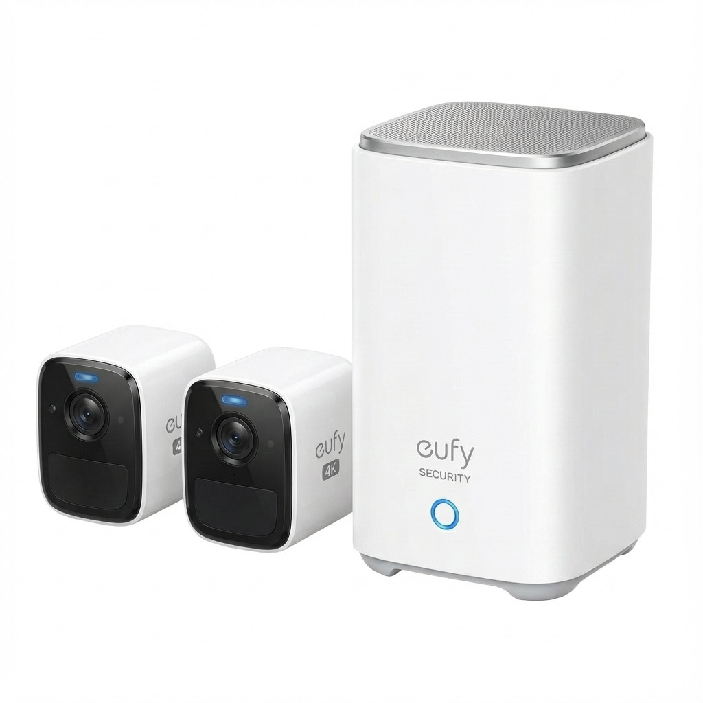 Set sigurnosnih kamera ANKER EufyCam 3C (2 kamere + baza, bežične, noćni mod, otporne na vremenske uvjete)-5