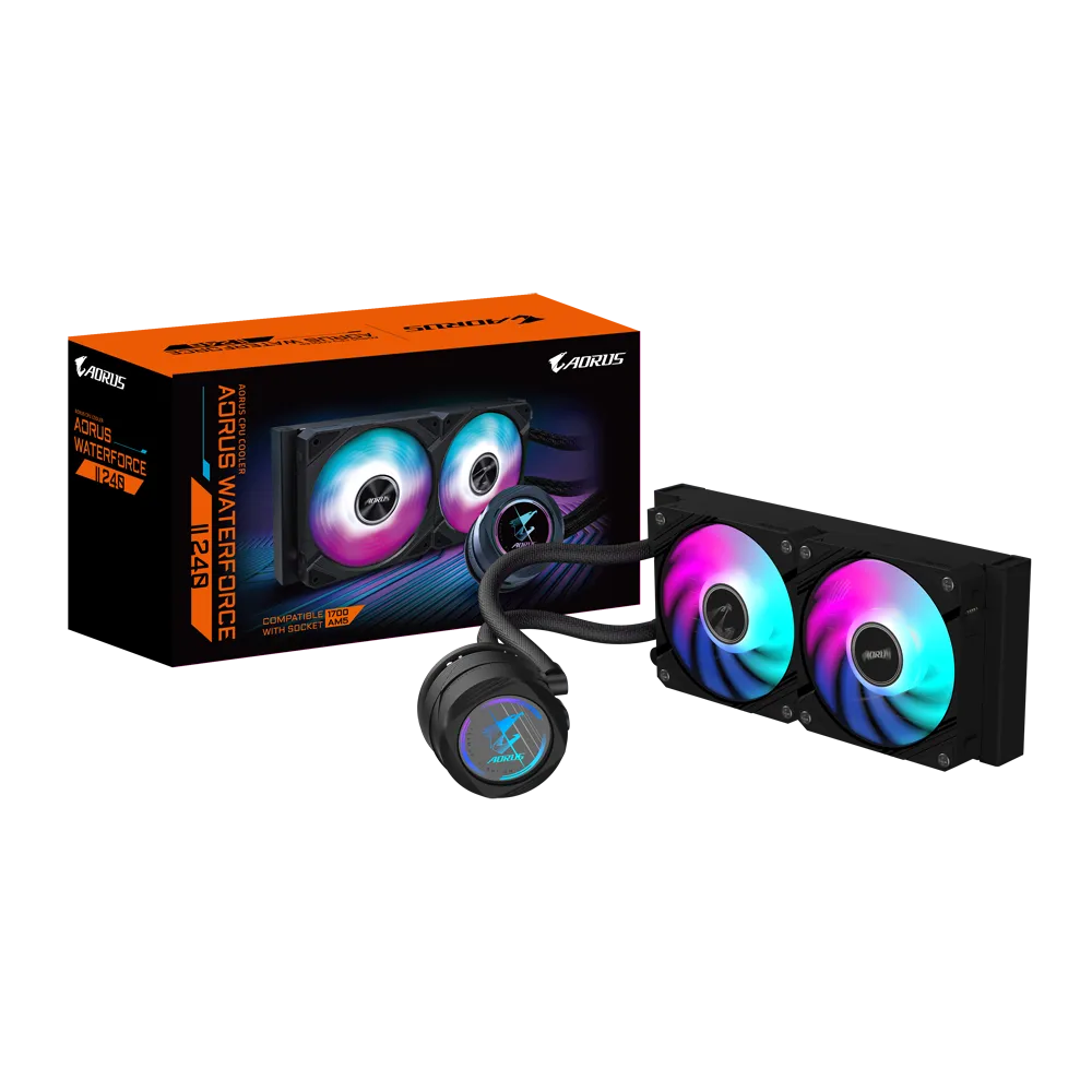 Vodeno hlađenje GIGABYTE AORUS WATERFORCE II 240 za INTEL/AMD procesore (za Intel/AMD procesore, 240mm radijator)-2