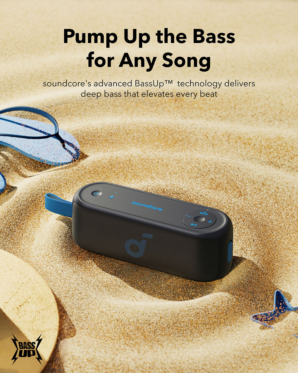 Prijenosni Bluetooth Zvučnik ANKER Soundcore Select 3 (Crna boja)-4