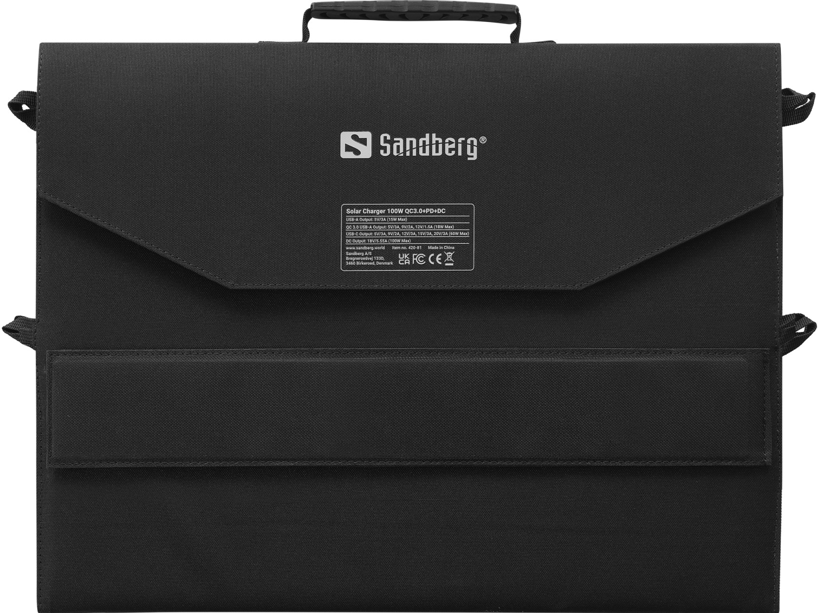 Solarni punjač SANDBERG Solar charger 100W QC3.0+PD+DC (100W, QC3.0, PD, DC)-1