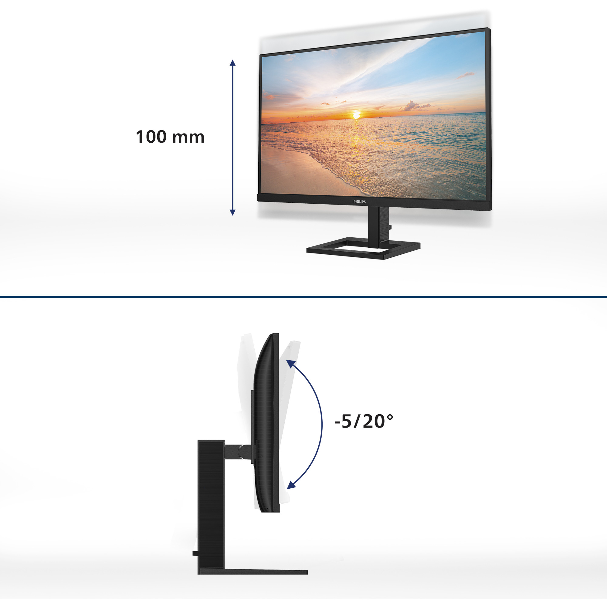 Monitor PHILIPS 27E1N1900AE (27" IPS, 4K, 60Hz)-16