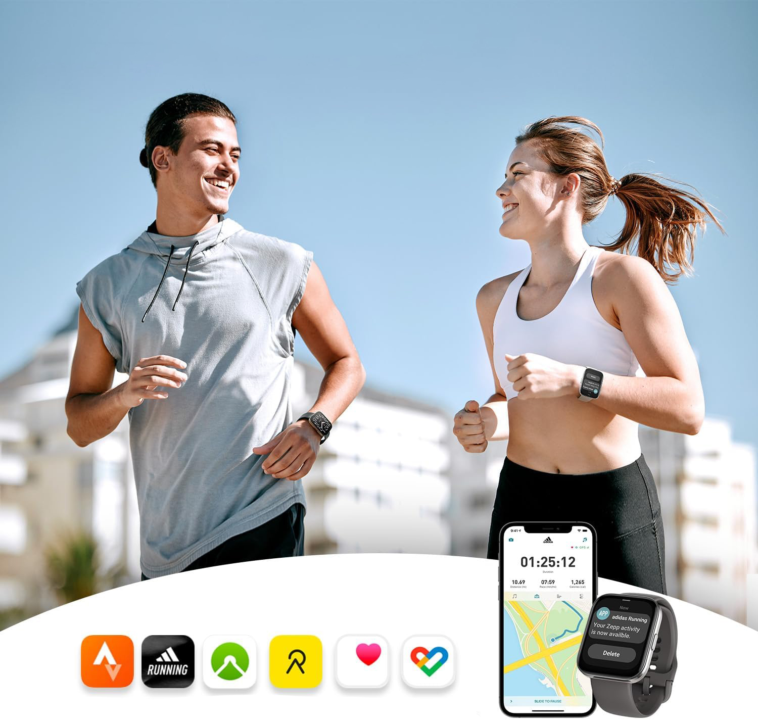 Pametni sat AMAZFIT BIP 5 Unity sivi-2