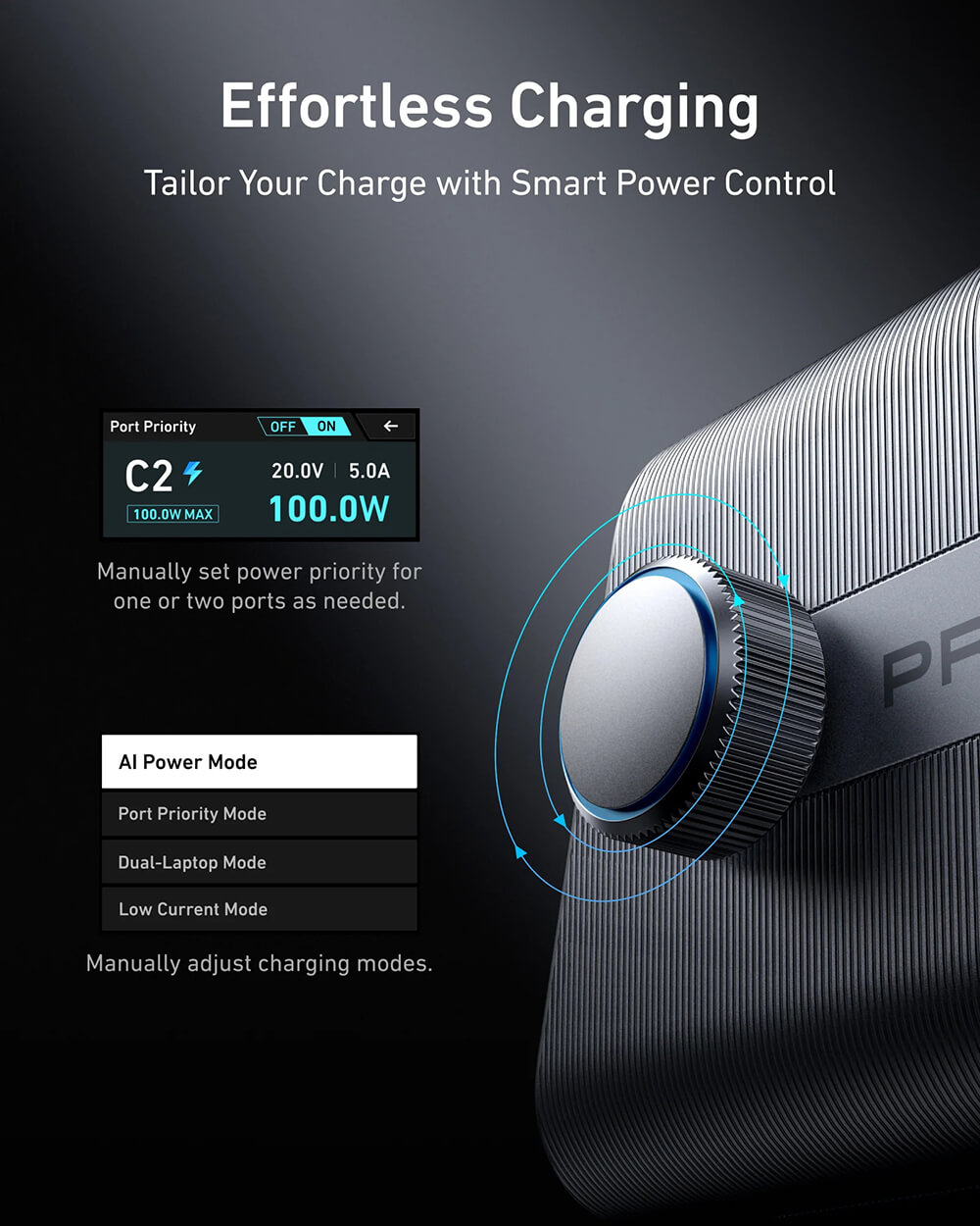 Punjač ANKER Prime GaN 2x USB-A/4x USB-C 250W, A2345341, crni-4