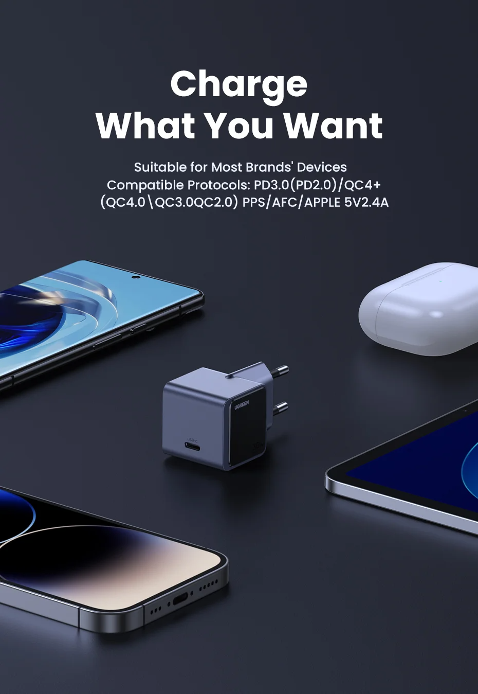 Punjač UGREEN Nexode Air 30W USB-C-7