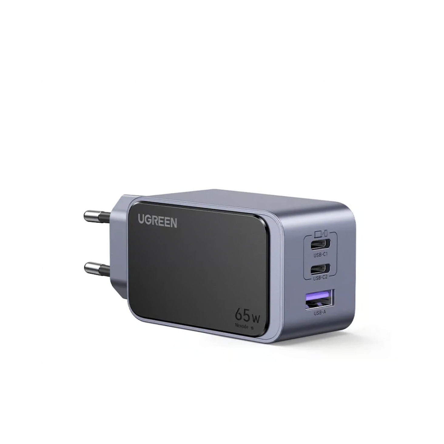Punjač UGREEN Nexode S 65W GaN (2x USB-C, 1x USB-A, brzo punjenje)-8
