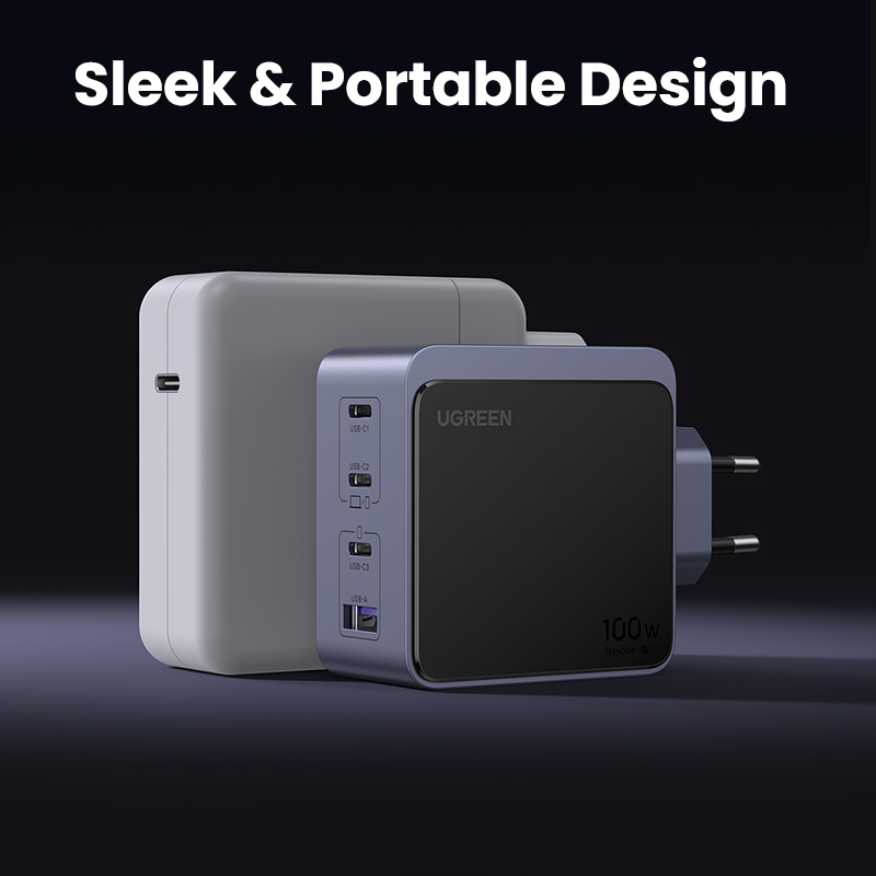 Ugreen Nexode Air 100W 3x USB-C + 1x USB-A charger-5