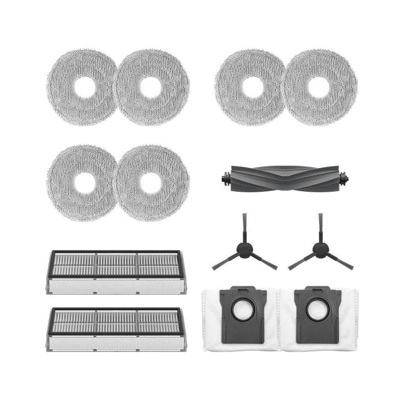 Set rezervnih dijelova za Dreame L10s Pro gen.2 (6x rotirajuća krpa, 2x vrećica za prašinu, 2x HEPA filter, 1x glavna četka)-0