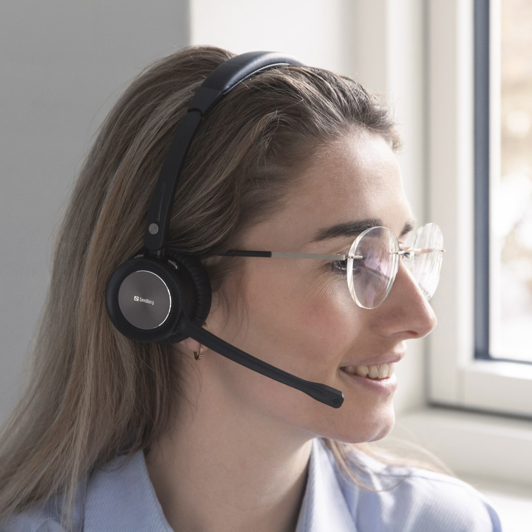 Slušalice SANDBERG bežični Office Headset Pro+-2