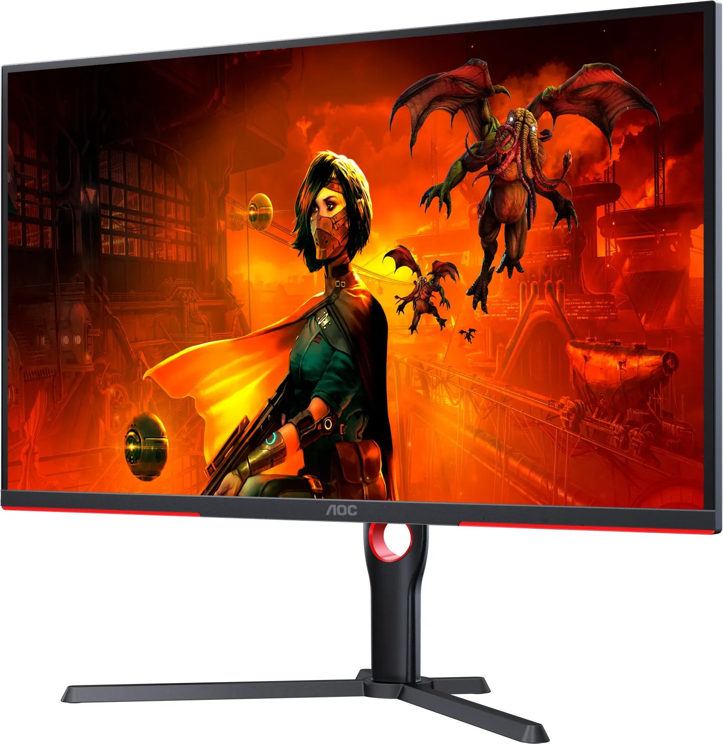 Gaming monitor AOC U32G3X (31.5", IPS, 4K UHD, 144Hz, 1ms, 3840x2160, HDMI 2.1, DisplayPort 1.4, HDR400, G-Sync)-5