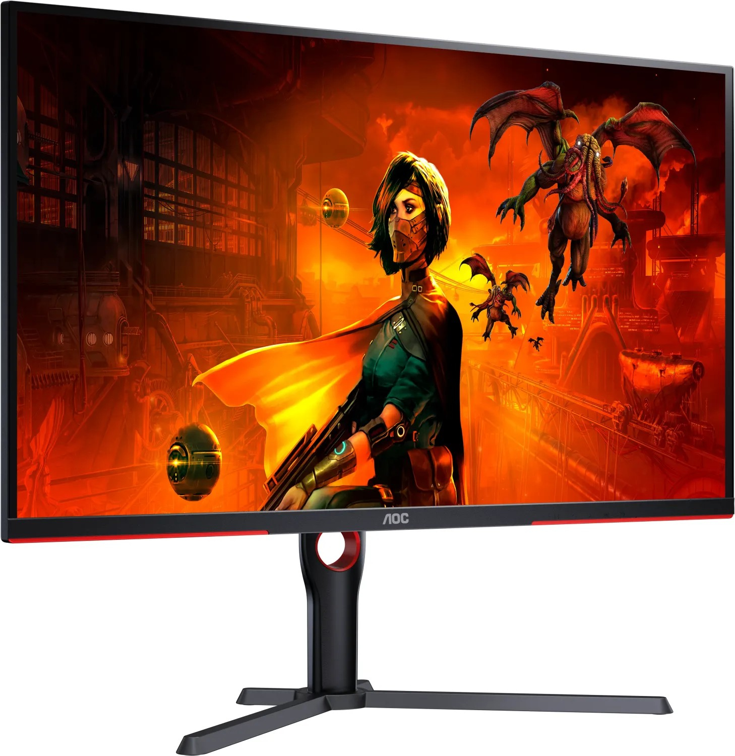 Gaming monitor AOC U32G3X (31.5", IPS, 4K UHD, 144Hz, 1ms, 3840x2160, HDMI 2.1, DisplayPort 1.4, HDR400, G-Sync)-6