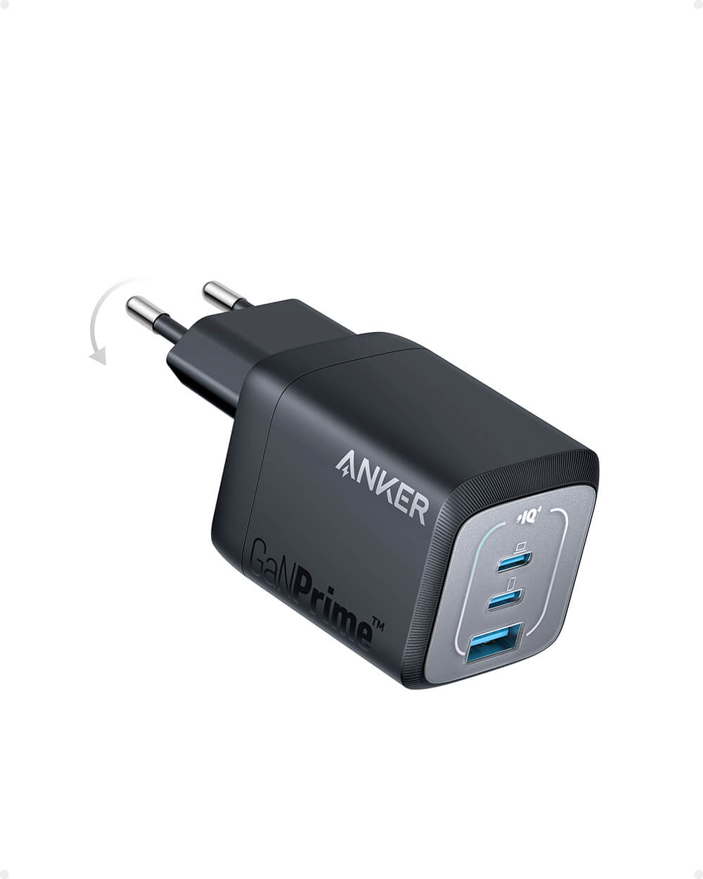 Adapter ANKER Prime 67W GaN 3-Port, crni-0