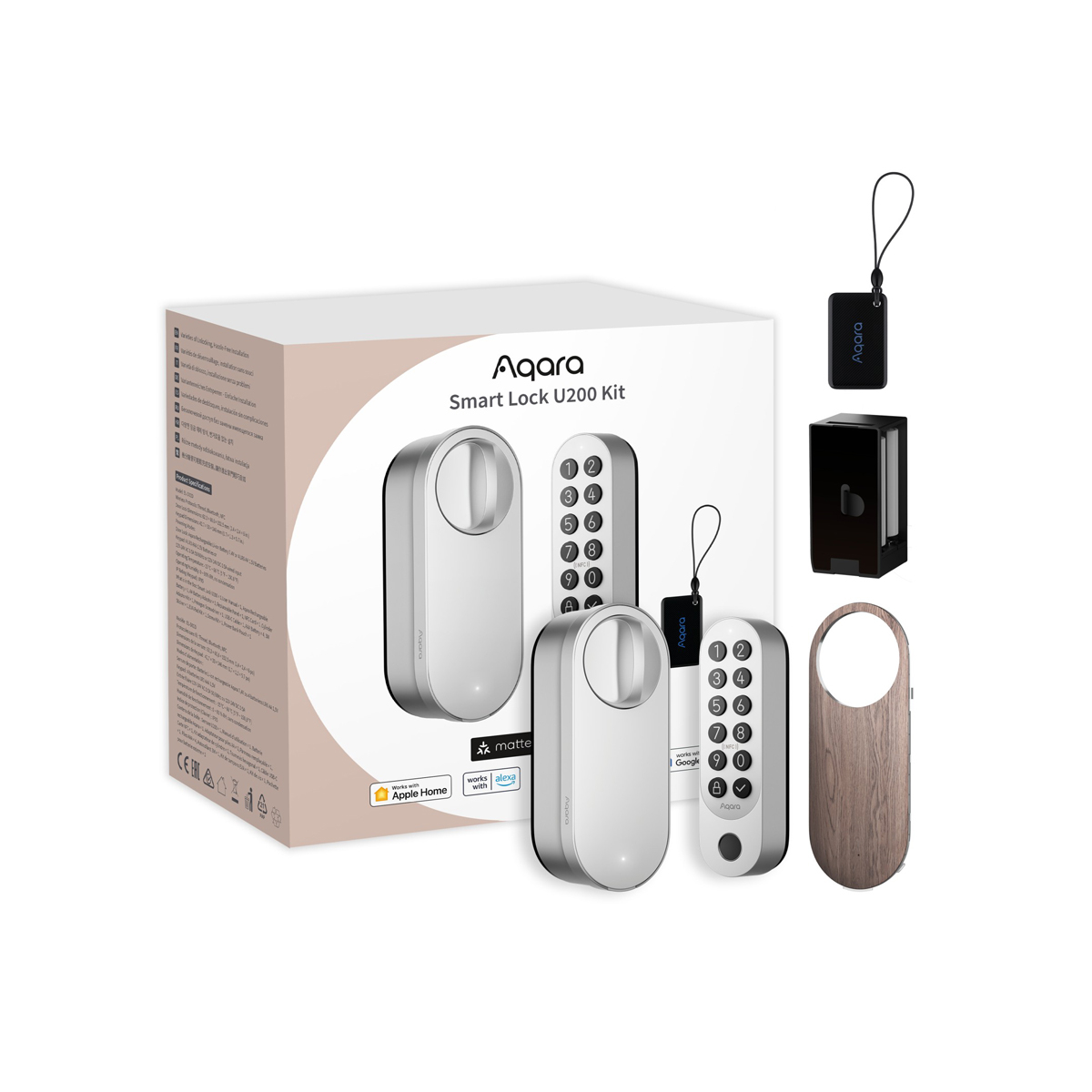 AQARA smart lock U200, gray (EL-D02DS)-0