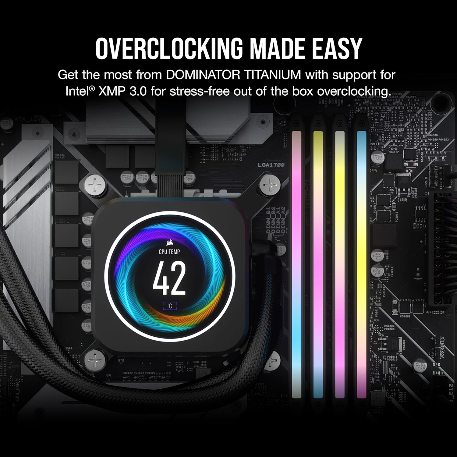 RAM CORSAIR DOMINATOR TITANIUM RGB 64GB (2x32GB, ddr5, 6400MHz, cl32, 1.32V)-1