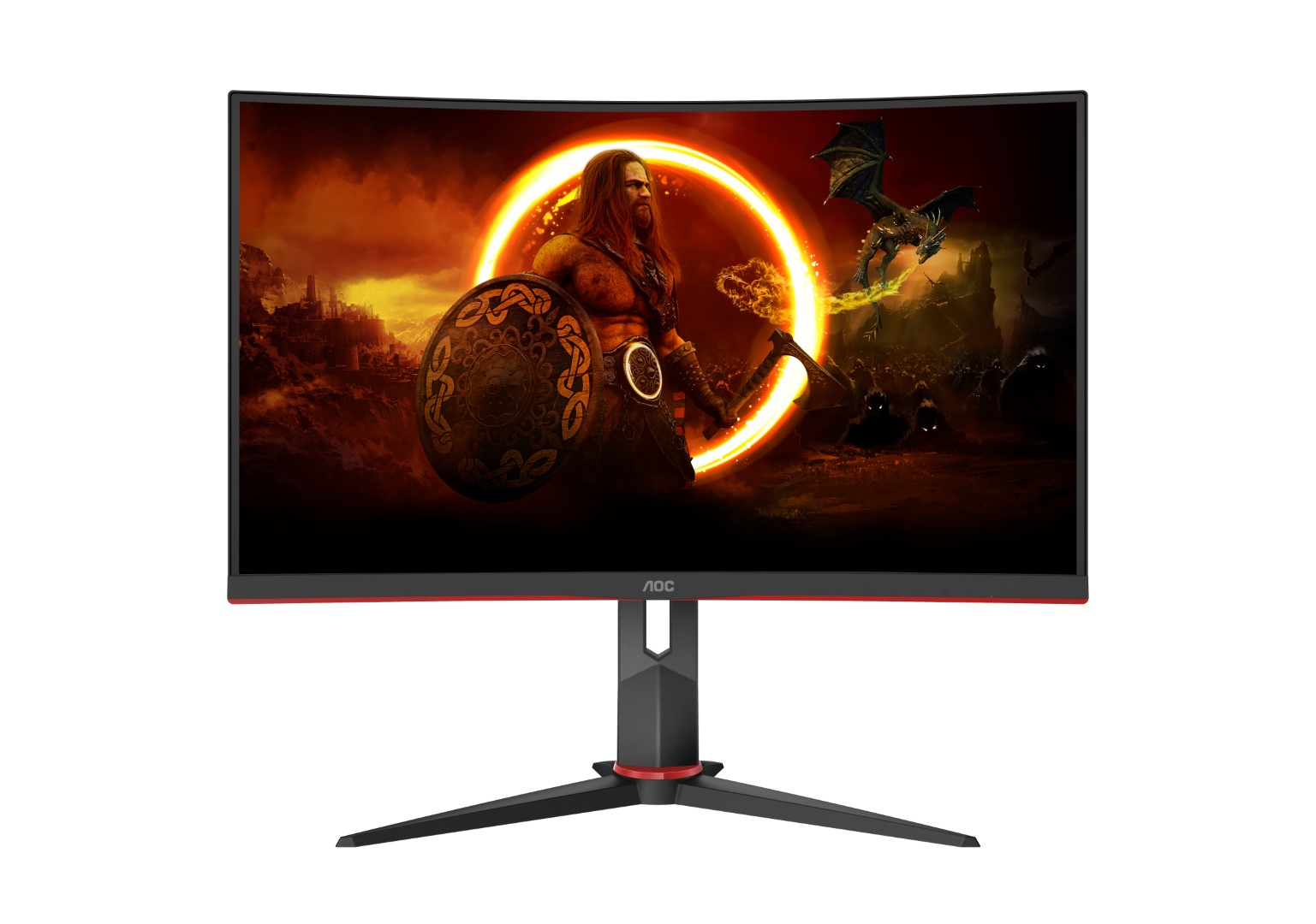 Monitor AOC C27G2Z3 (27" VA, 280Hz, 1920x1080 FHD, zakrivljeni) crni-1