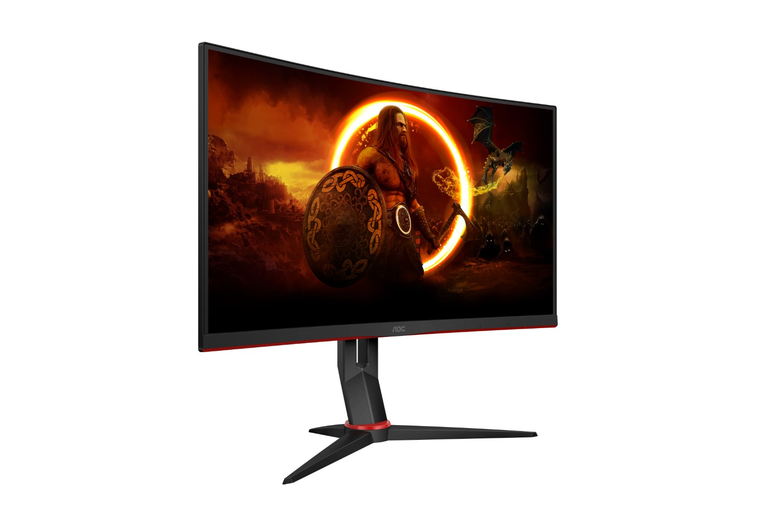 Monitor AOC C27G2Z3 (27" VA, 280Hz, 1920x1080 FHD, zakrivljeni) crni-2