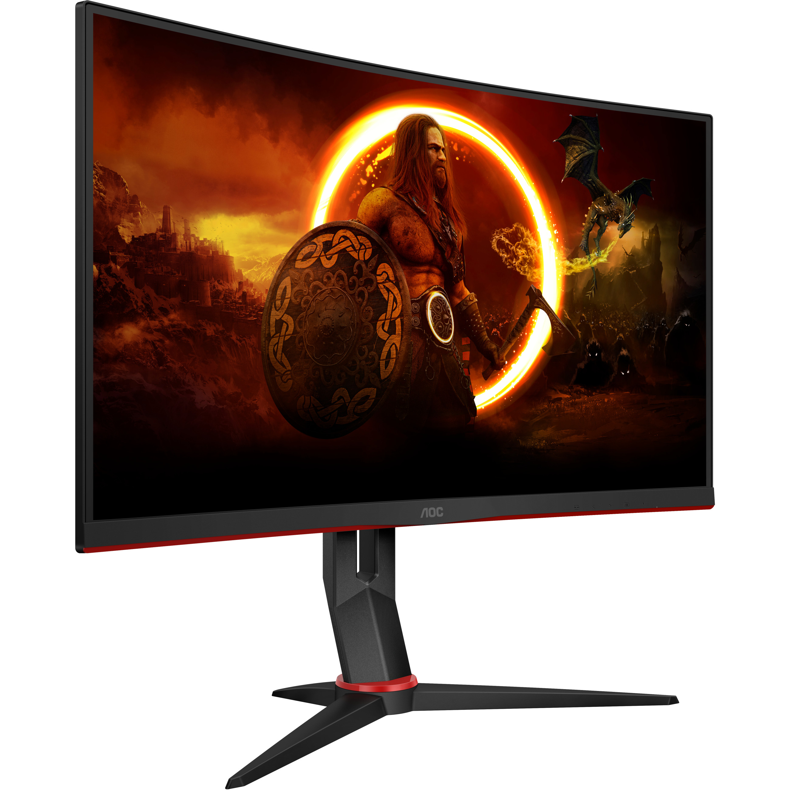 Monitor AOC C27G2Z3 (27" VA, 280Hz, 1920x1080 FHD, zakrivljeni) crni-17