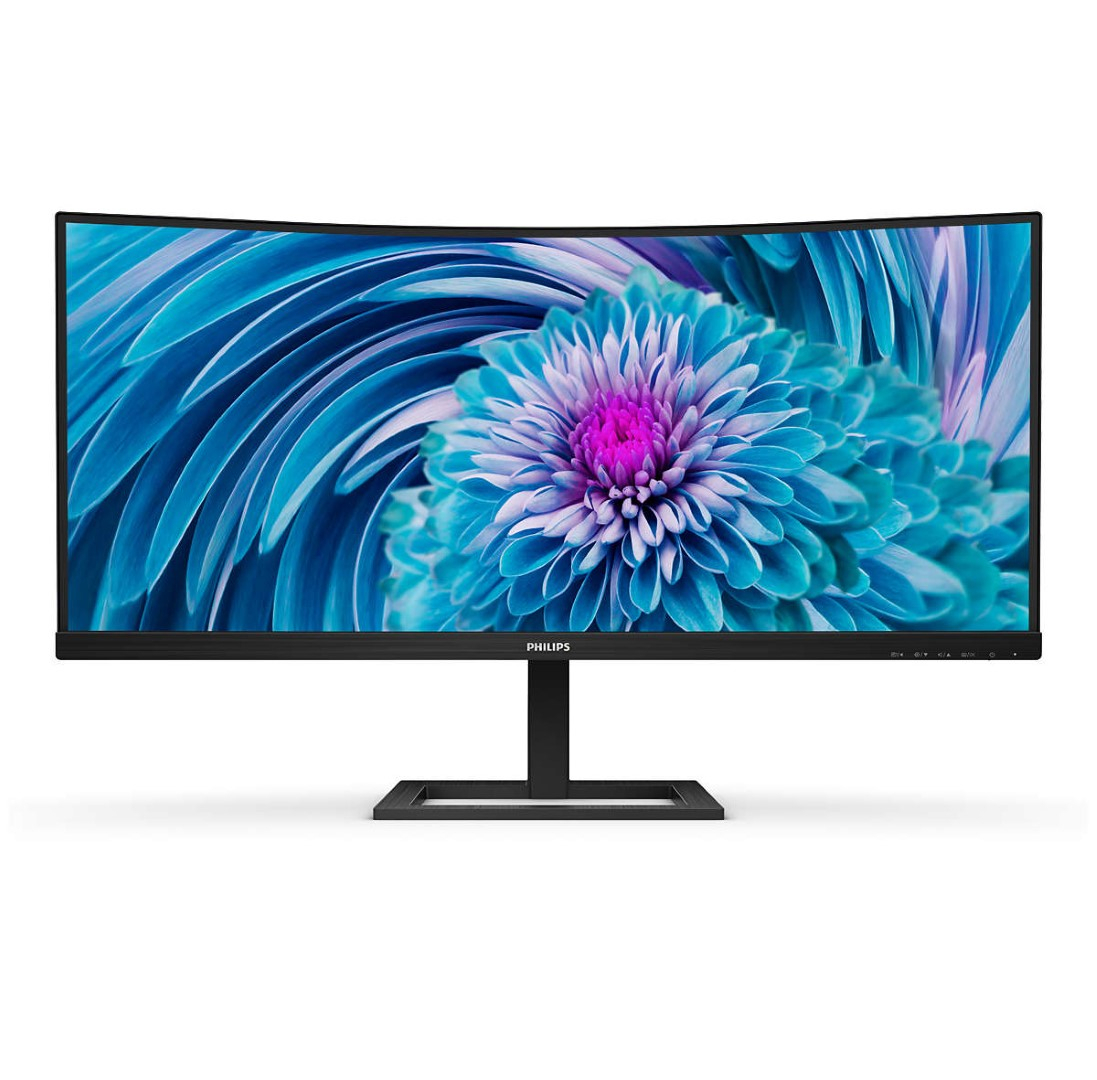 Monitor PHILIPS 346E2CUAE 34" UltraWide curved (3440x1440, 100Hz, VA, USB-C 65W)-3