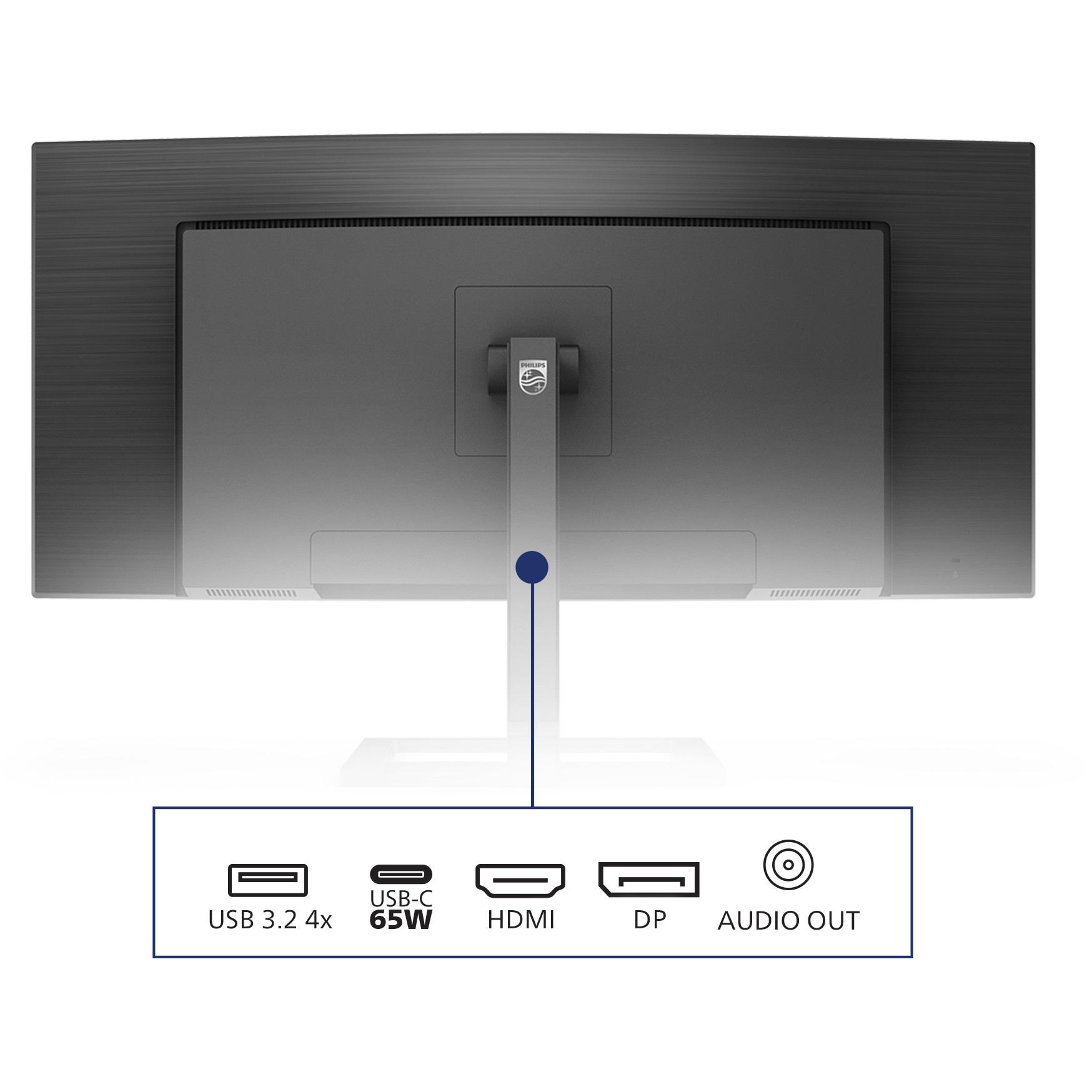 Monitor PHILIPS 346E2CUAE 34" UltraWide curved (3440x1440, 100Hz, VA, USB-C 65W)-26