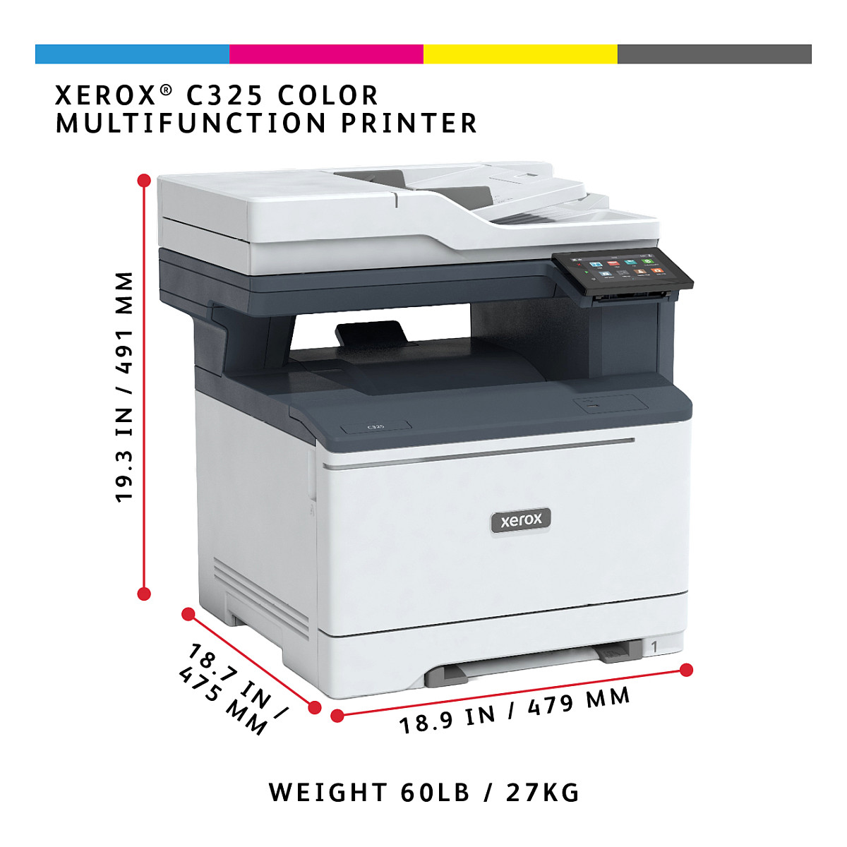 Višenamjenski uređaj XEROX C325 A4 (28 stranica u minuti, boja, skeniranje, kopiranje)-8