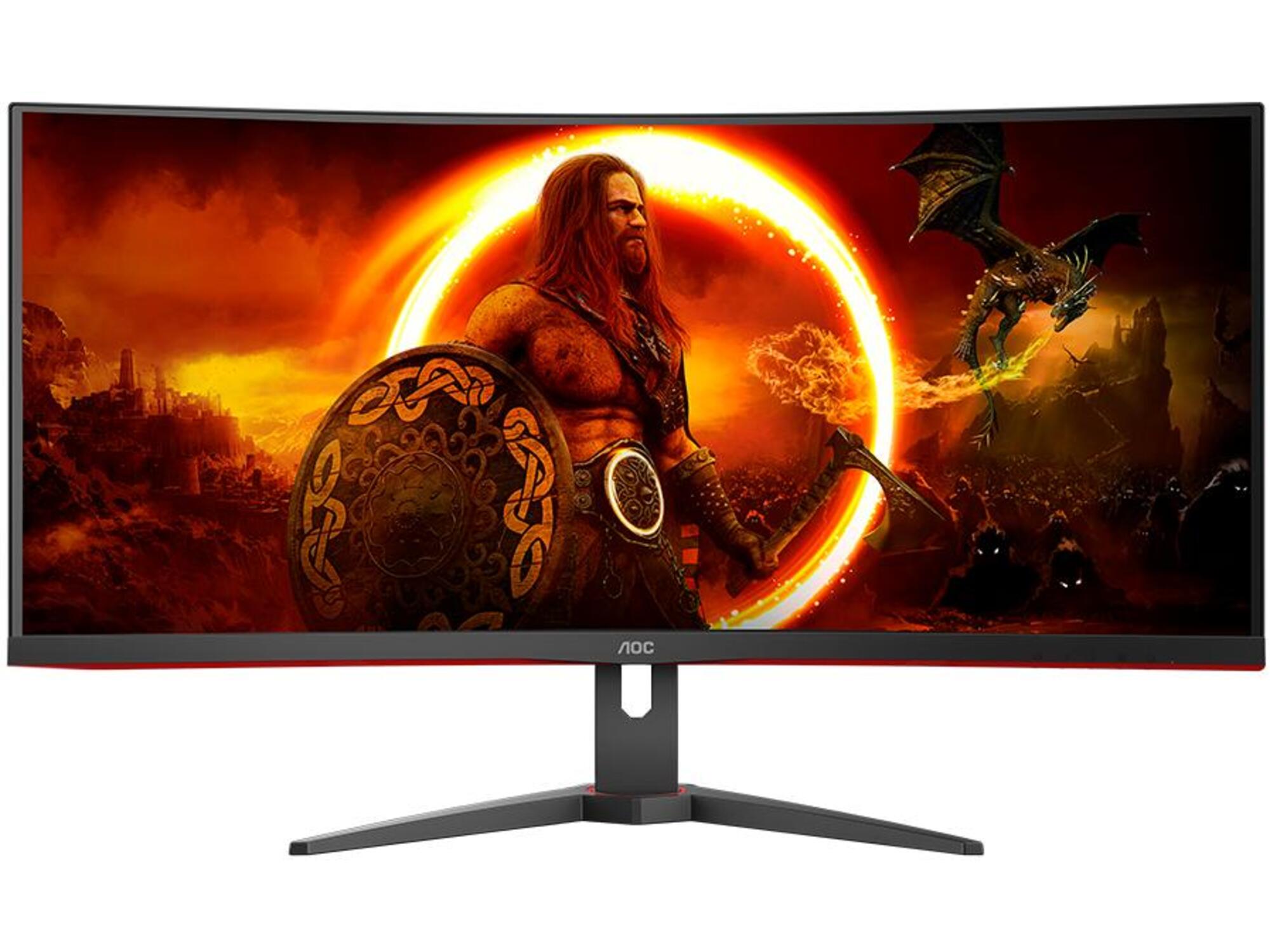 Monitor AOC CU34G2XE (34" VA, 144Hz, 3440x1440 UWQHD, zakrivljeni) crni-8