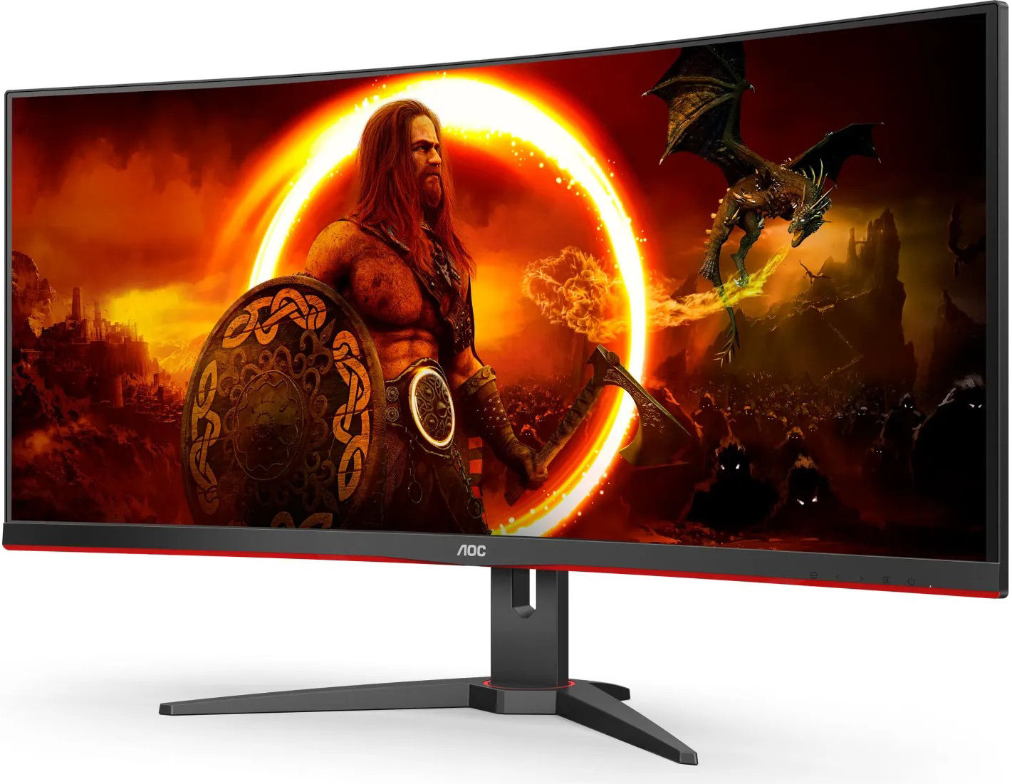Monitor AOC CU34G2XE (34" VA, 144Hz, 3440x1440 UWQHD, zakrivljeni) crni-9