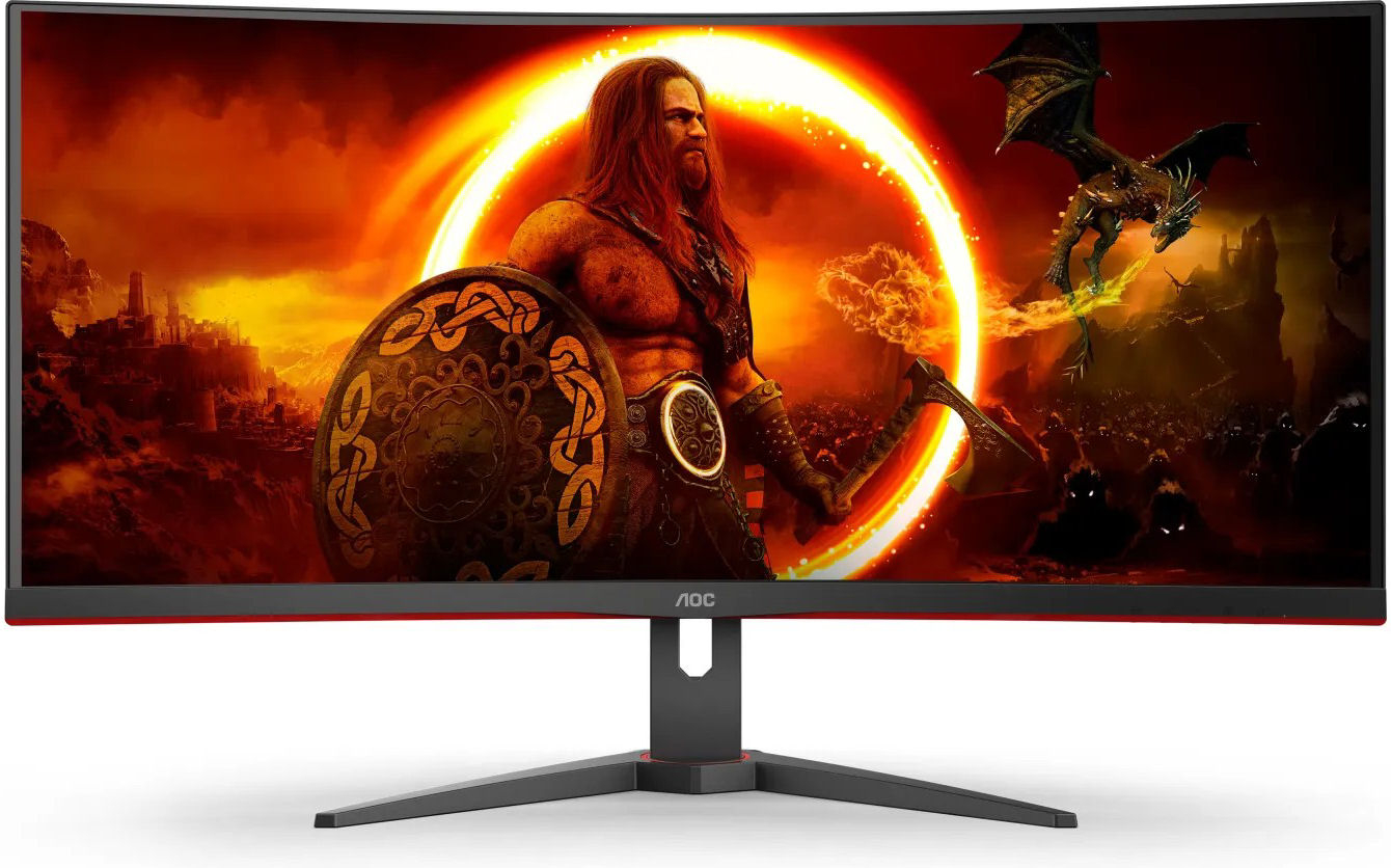 Monitor AOC CU34G2XE (34" VA, 144Hz, 3440x1440 UWQHD, zakrivljeni) crni-11